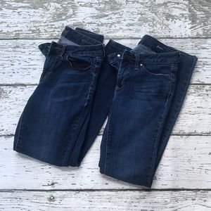 Two Pairs of A. N. A. Skinny Jeans/Jeggings Size 4